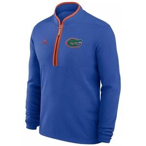 Jordan Men's Florida Gators Game Royal Victory Half-Zip Pullover Medium